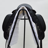 Albion Fabrento Dressage Saddle, 17.5" MW (Adjusta Model) Black (SKU280)