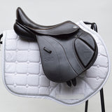 GFS Monarch Pony Jump Saddle S671, Adjustable Gullet - 15" Brown (SKU463)