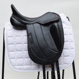 Albion Fabrento Dressage Saddle, 17.5" MW (Adjusta Model) Black (SKU280)