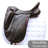 Albion Revelation Dressage Saddle, 17.5" W (Adjusta Model) Black (SKU506)