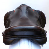 Kent & Masters S-Series Pony Jump Saddle (MPJ) (adjustable), 16.5" Brown (SKU520)