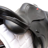Kent & Masters  S-Series Jump Saddle (MJJ) (adjustable), 17" Black (SKU530)