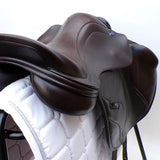 Utopia (Now Discovery) Ares Monoflap Jump Saddle (adjustable), 17.5" Brown (SKU286)