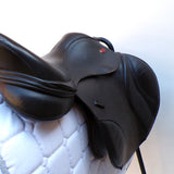 Kent and Masters S-Series Pony jump saddle, Adjustable Gullet, 15.5", Brown (SKU523)