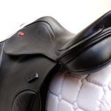 Kent & Masters  S-Series Jump Saddle (MJJ) (adjustable), 17" Black (SKU530)