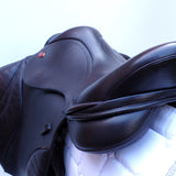 Kent & Masters S-Series Pony Jump Saddle (MPJ) (adjustable), 16.5" Brown (SKU520)
