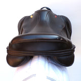 Kent and Masters S-Series Pony jump saddle, Adjustable Gullet, 15.5", Brown (SKU523)