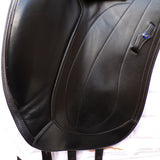 Utopia (Now Discovery) Dressage Saddle (adjustable), 16.5" Black (SKU540)