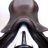 Utopia (Now Discovery) Ares Monoflap Jump Saddle (adjustable), 17.5" Brown (SKU286)