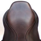 Utopia (Now Discovery) Ares Monoflap Jump Saddle (adjustable), 17.5" Brown (SKU286)