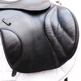 Kent & Masters  S-Series Jump Saddle (MJJ) (adjustable), 17" Black (SKU530)