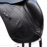 Utopia (Now Discovery) Dressage Saddle (adjustable), 16.5" Black (SKU540)