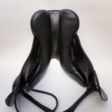 Utopia (Now Discovery) Dressage Saddle (adjustable), 16.5" Black (SKU540)