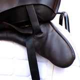 Utopia (Now Discovery) Ares Monoflap Jump Saddle (adjustable), 17.5" Brown (SKU286)