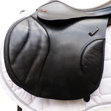 Kent & Masters  S-Series Jump Saddle (MJJ) (adjustable), 17" Black (SKU530)