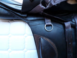 Kent & Masters S-Series Pony Jump Saddle (MPJ) (adjustable), 16.5" Brown (SKU520)
