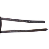 Utopia (Now Discovery) Ares Monoflap Jump Saddle (adjustable), 17.5" Brown (SKU286)