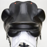 Albion Fabrento Dressage Saddle, 17.5" MW (Adjusta Model) Black (SKU280)