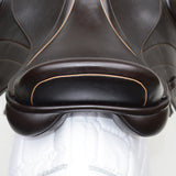 GFS Monarch Pony Jump Saddle S671, Adjustable Gullet - 15" Brown (SKU463)