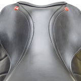 Albion Fabrento Dressage Saddle, 17.5" MW (Adjusta Model) Black (SKU280)