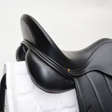 Albion Fabrento Dressage Saddle, 17.5" MW (Adjusta Model) Black (SKU280)