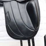 Albion Fabrento Dressage Saddle, 17.5" MW (Adjusta Model) Black (SKU280)