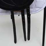 Albion Fabrento Dressage Saddle, 17.5" MW (Adjusta Model) Black (SKU280)