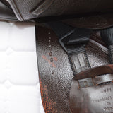 GFS Monarch Pony Jump Saddle S671, Adjustable Gullet - 15" Brown (SKU463)