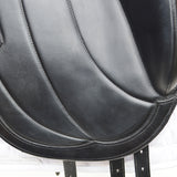 Albion Fabrento Dressage Saddle, 17.5" MW (Adjusta Model) Black (SKU280)