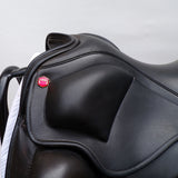 Albion Revelation Dressage Saddle, 17.5" W (Adjusta Model) Black (SKU506)