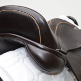 GFS Monarch Pony Jump Saddle S671, Adjustable Gullet - 15" Brown (SKU463)