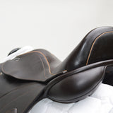 GFS Monarch Pony Jump Saddle S671, Adjustable Gullet - 15" Brown (SKU463)