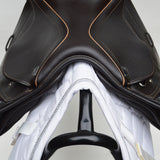 GFS Monarch Pony Jump Saddle S671, Adjustable Gullet - 15" Brown (SKU463)