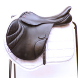 Albion Legend K2 Jump saddle - 17.5" Medium Wide (Adjusta Model), Black (SKU533)