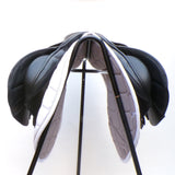 Albion K2 CC (Cob/Connemara) Jump Saddle - 16.5" Wide (Adjusta Model) Black (SKU429)