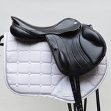 Fairfax Andrew Hoy Monoflap XC Saddle, Adjustable, 17", Black (SKU409)