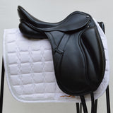 PDS Grande Adjustable Gullet Monoflap Dressage Saddle -17.5" Black (SKU134)