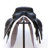 Albion K2 CC (Cob/Connemara) Jump Saddle - 16.5" Wide (Adjusta Model) Black (SKU429)