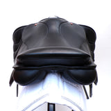 Albion K2 CC (Cob/Connemara) Jump Saddle - 16.5" Wide (Adjusta Model) Black (SKU429)