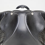 Fairfax Andrew Hoy Monoflap XC Saddle, Adjustable, 17", Black (SKU409)