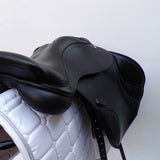 Albion K2 CC (Cob/Connemara) Jump Saddle - 16.5" Wide (Adjusta Model) Black (SKU429)