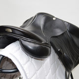 Fairfax Andrew Hoy Monoflap XC Saddle, Adjustable, 17", Black (SKU409)
