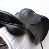 Albion Legend K2 Jump saddle - 17.5" Medium Wide (Adjusta Model), Black (SKU533)