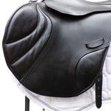 Albion Legend K2 Jump saddle - 17.5" Medium Wide (Adjusta Model), Black (SKU533)