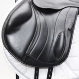 Fairfax Andrew Hoy Monoflap XC Saddle, Adjustable, 17", Black (SKU409)