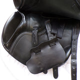 Albion Legend K2 Jump saddle - 17.5" Medium Wide (Adjusta Model), Black (SKU533)