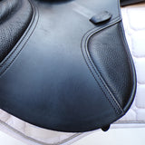 Albion K2 CC (Cob/Connemara) Jump Saddle - 16.5" Wide (Adjusta Model) Black (SKU429)
