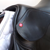 Albion K2 CC (Cob/Connemara) Jump Saddle - 16.5" Wide (Adjusta Model) Black (SKU429)