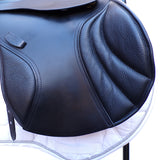 Albion K2 CC (Cob/Connemara) Jump Saddle - 16.5" Wide (Adjusta Model) Black (SKU429)