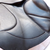 Voltaire Essentials Monoflap Jump saddle, 17" Black, Adjustable (SKU346)